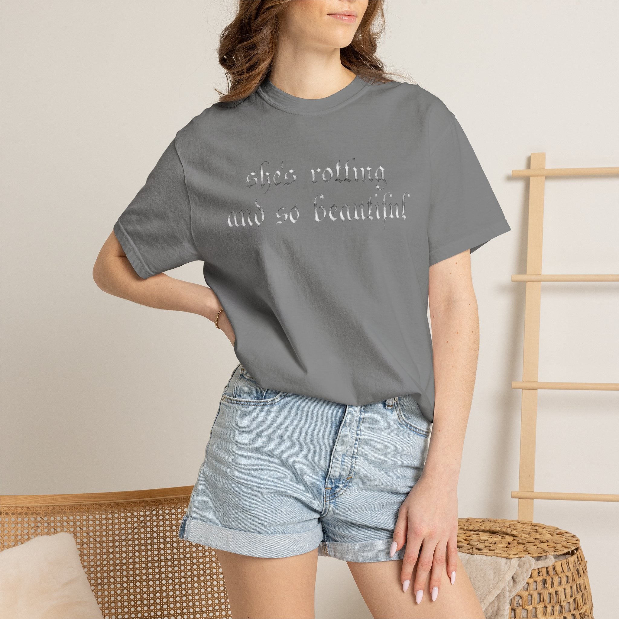 T‑Shirt — "She's Rotting and So Beautiful" Graphic Tee