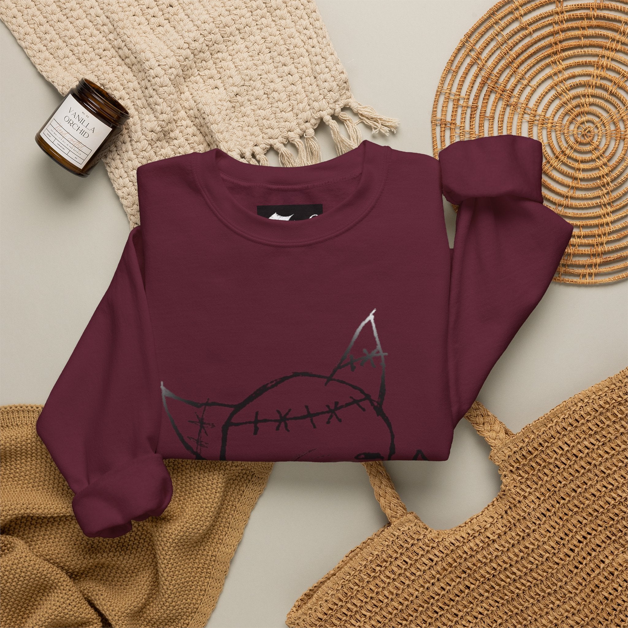 "Eternal Vampire" — Classic White Crewneck Sweatshirt