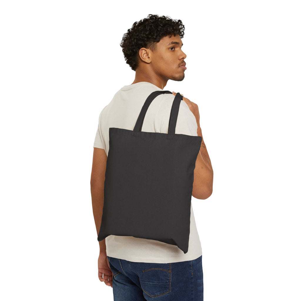 Tote Bag — Elegant Script 'Kitty' Cotton Canvas Shopper