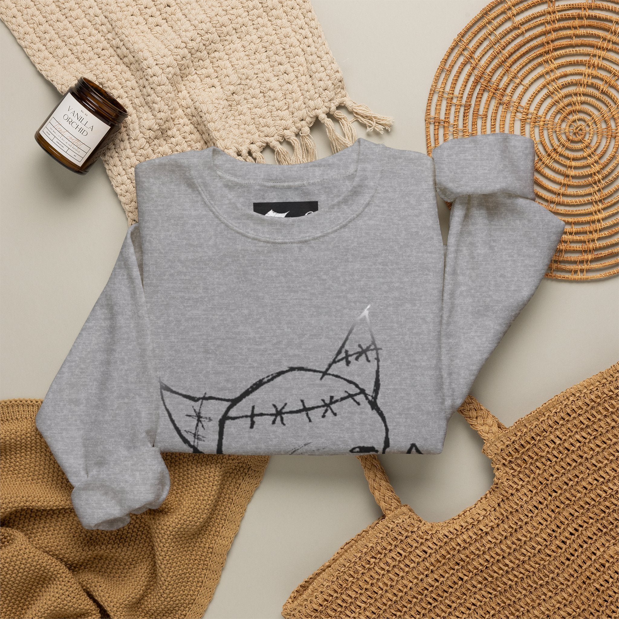 "Eternal Vampire" — Classic White Crewneck Sweatshirt
