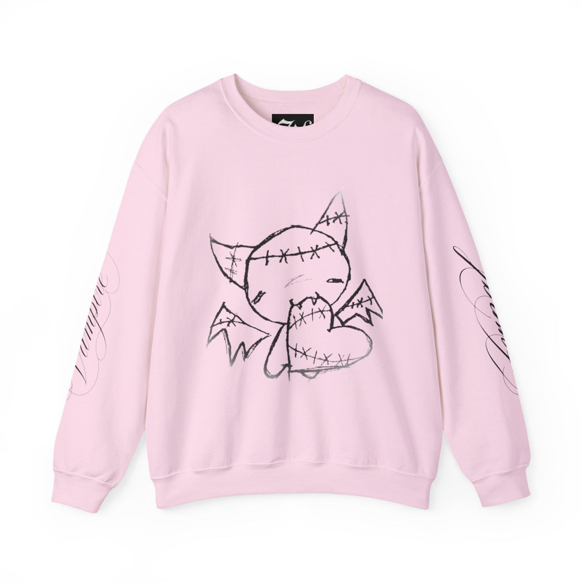 "Eternal Vampire" — Classic White Crewneck Sweatshirt