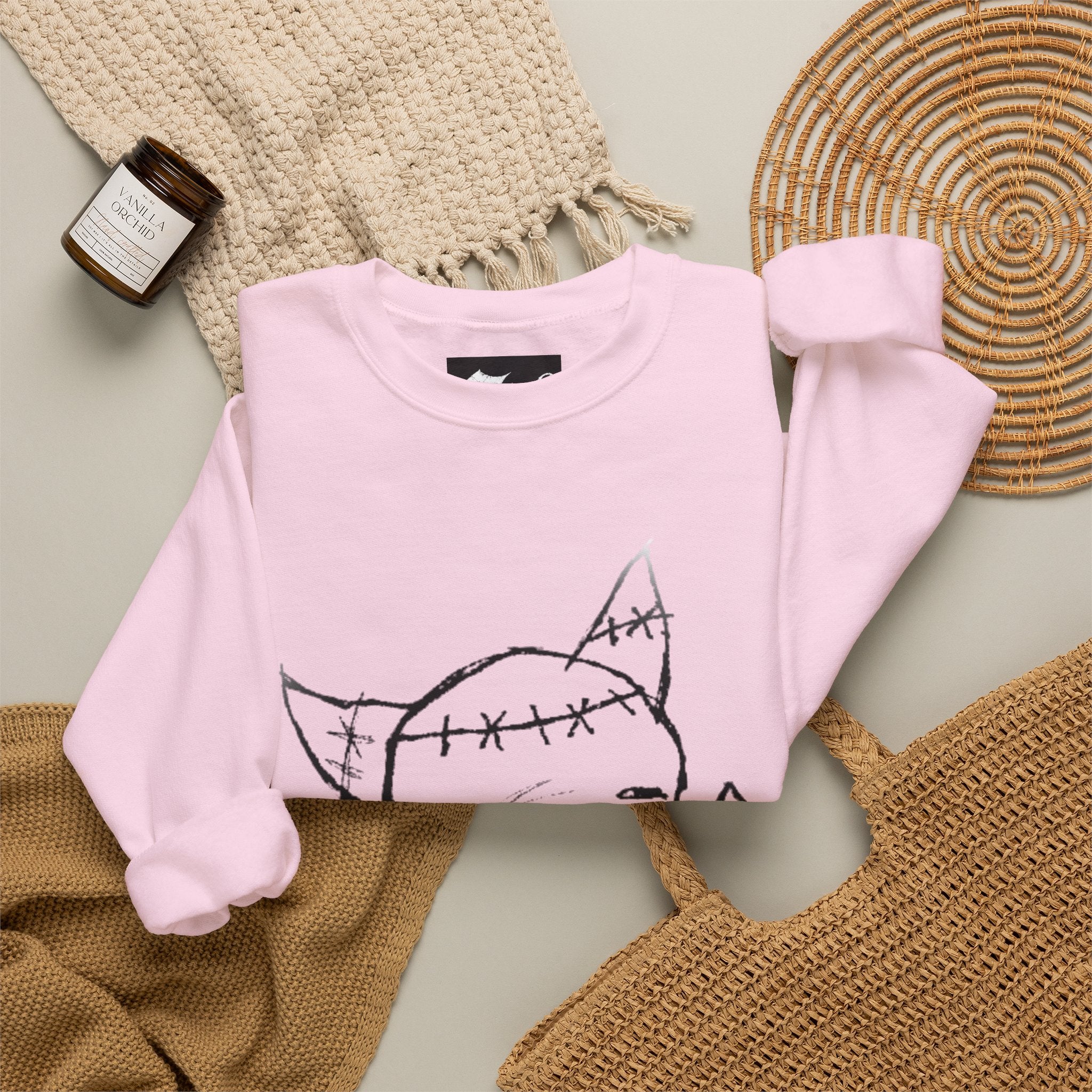 "Eternal Vampire" — Classic White Crewneck Sweatshirt