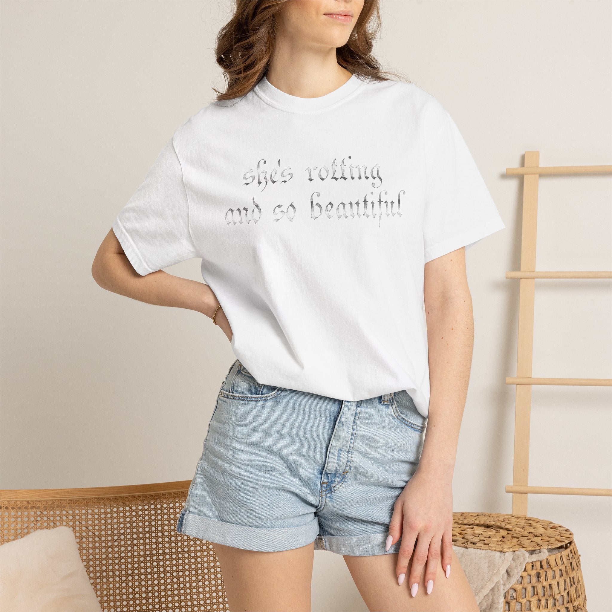 T‑Shirt — "She's Rotting and So Beautiful" Graphic Tee