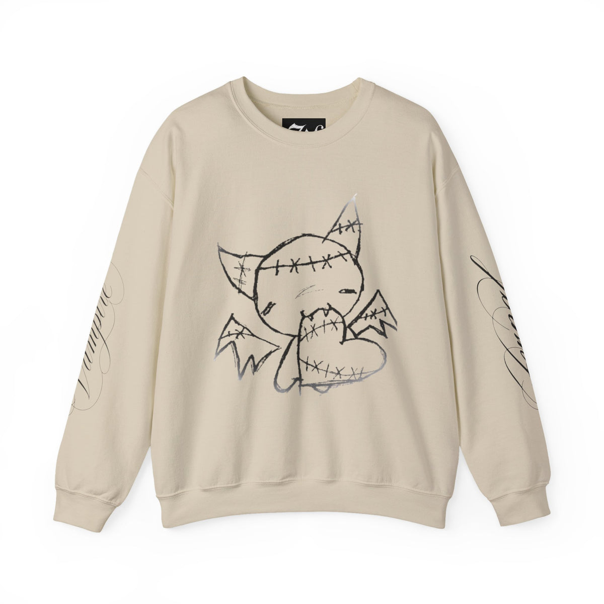 "Eternal Vampire" — Classic White Crewneck Sweatshirt