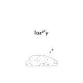 Lazy Sleeping Puppy Kiss-Cut Sticker Pack — Cute Nap Dog Decal