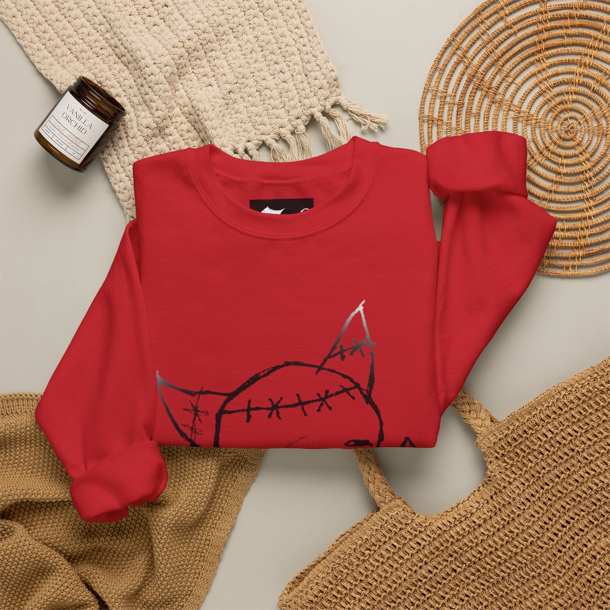 "Eternal Vampire" — Classic White Crewneck Sweatshirt