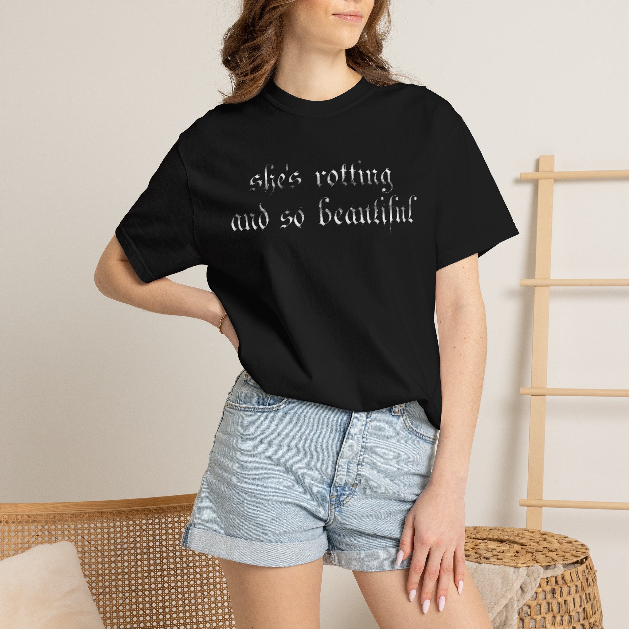 T‑Shirt — "She's Rotting and So Beautiful" Graphic Tee