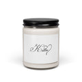 9oz Scented Soy Candle — Elegant "Kitty" Script Jar