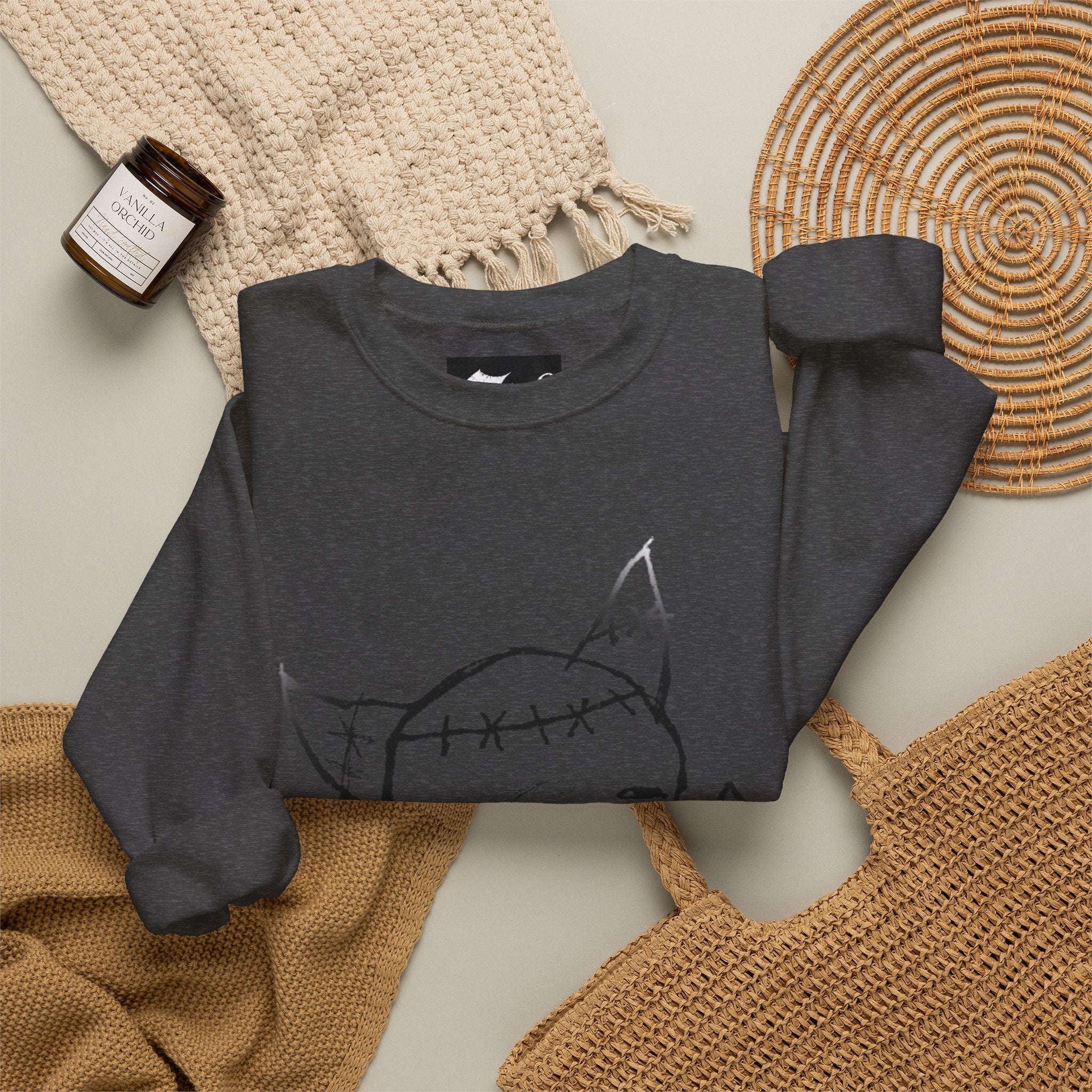 "Eternal Vampire" — Classic White Crewneck Sweatshirt
