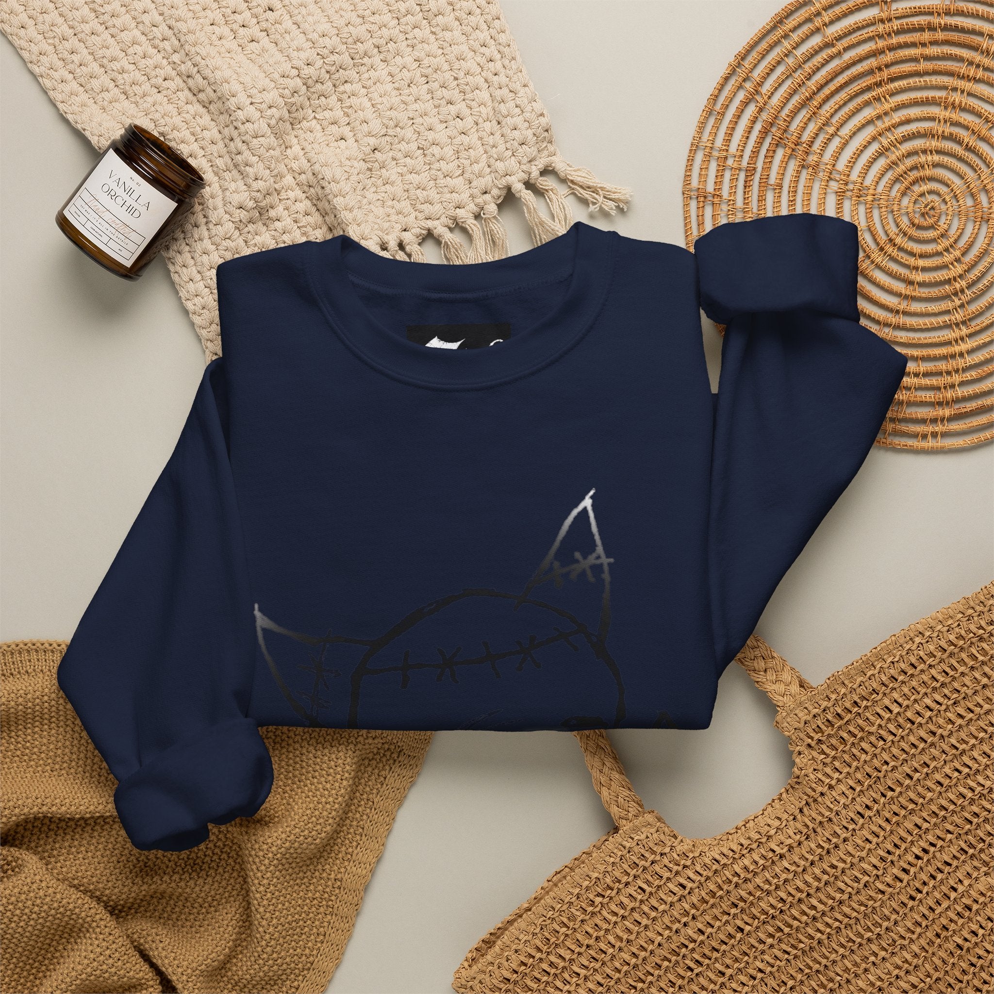 "Eternal Vampire" — Classic White Crewneck Sweatshirt