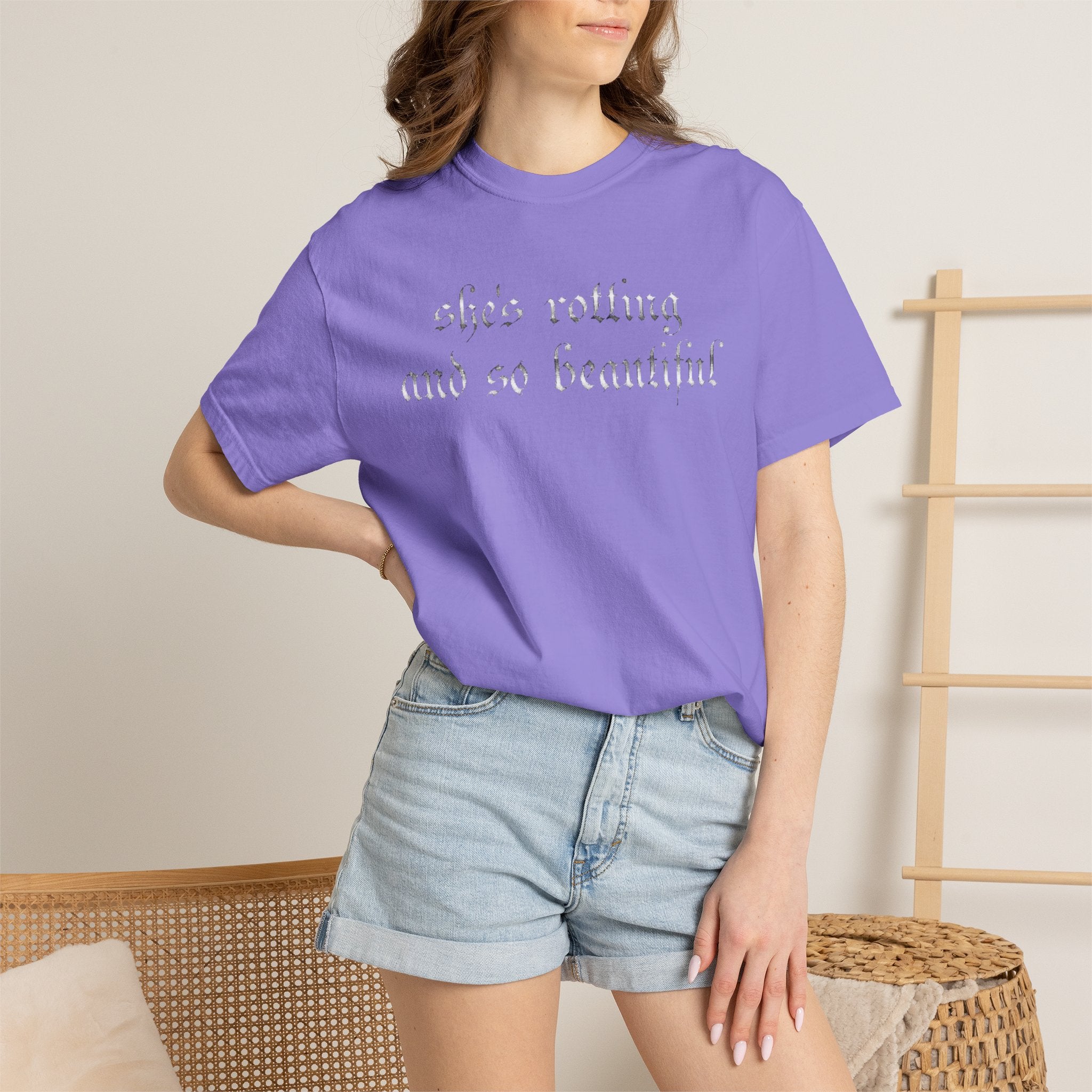 T‑Shirt — "She's Rotting and So Beautiful" Graphic Tee