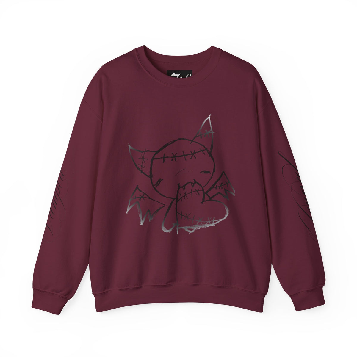 "Eternal Vampire" — Classic White Crewneck Sweatshirt